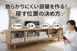 戻す位置の決め方